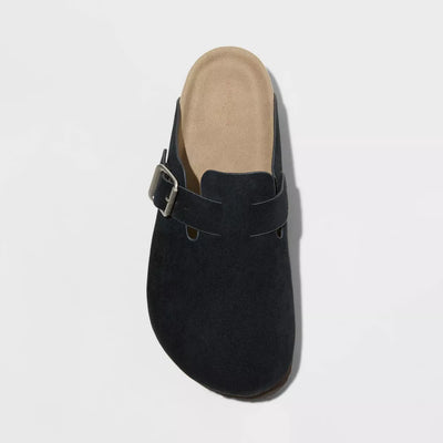 Suede Clogs